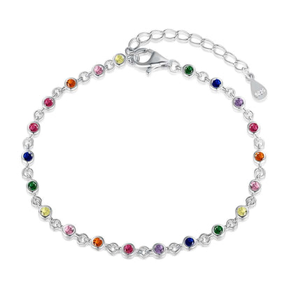 [AuraEcho]Colorful Bead Array Bracelet
