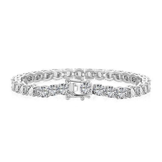 [AuraEcho]Ornate Sparkling Round Cut Wedding Bracelet