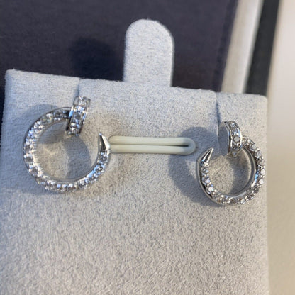 [AuraEcho]JUSTE EARRINGS SILVER DIAMONDS