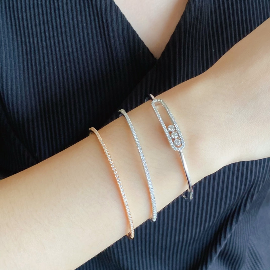 [AuraEcho]MINI DIAMOND TENNIS BRACELET
