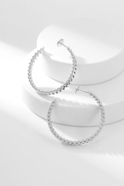 [AuraEcho]CLASH HOOP EARRINGS