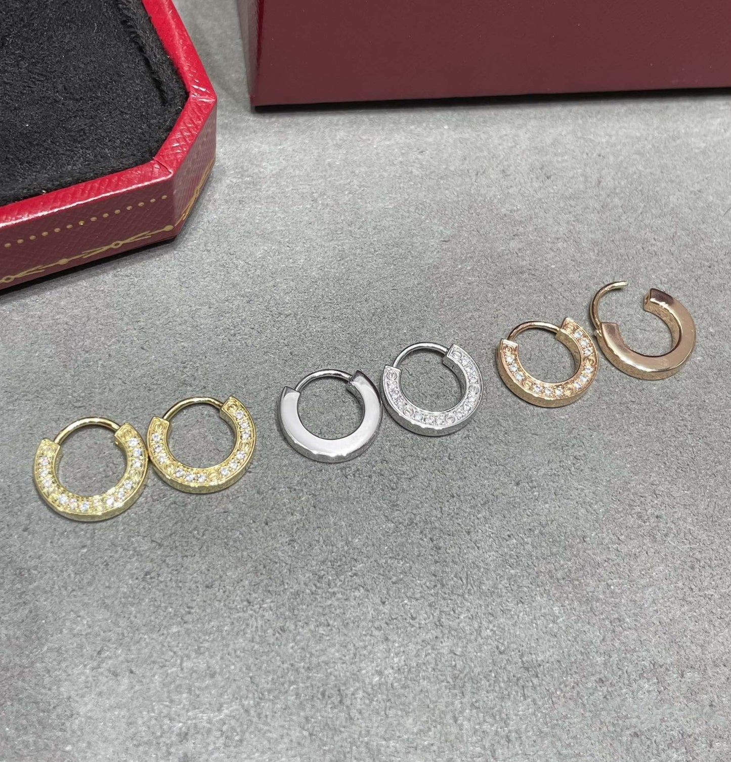 [AuraEcho]LOVE DIAMOND EARRINGS