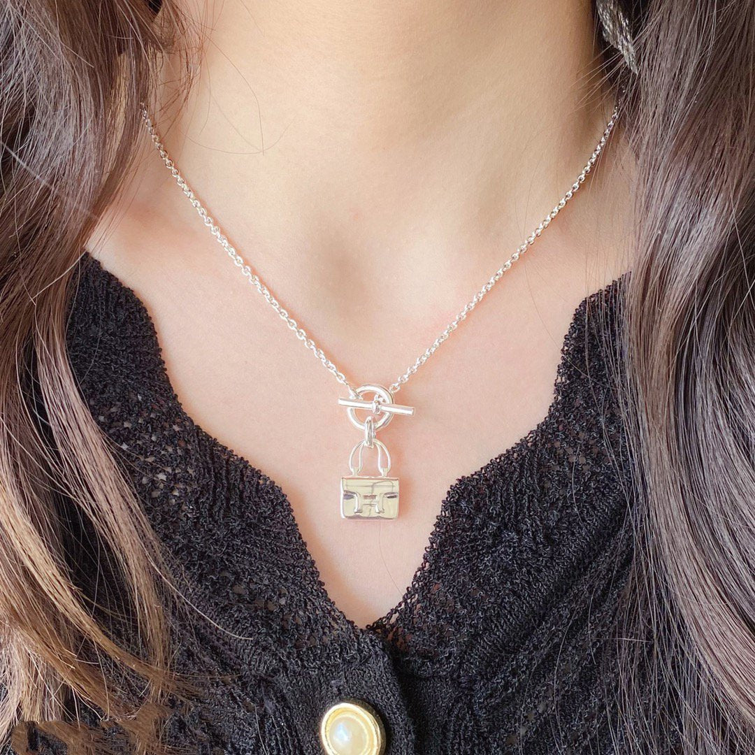 [AuraEcho]CONSTANCE PEDANT SILVER NECKLACE