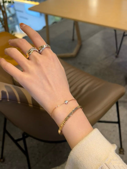 [AuraEcho]DAMOUR DIAMOND LINK BRACELET