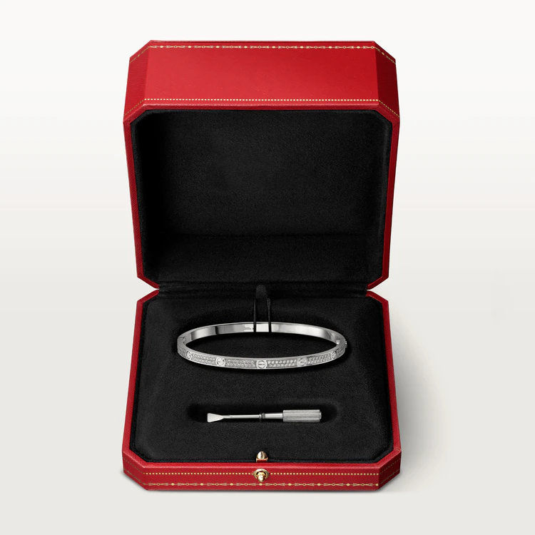 [AuraEcho]LOVE BRACELET 3.65MM DIAMOND-PAVED