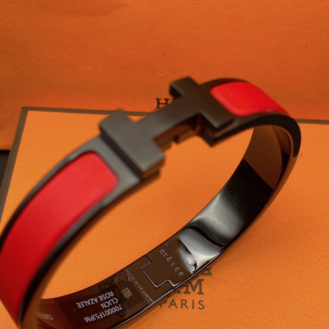 [AuraEcho]CLIC HM SO BLACK RED BRACELET