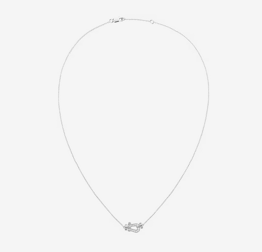 [AuraEcho]FORCE 10 DIAMOND SILVER NECKLACE MINI MODEL