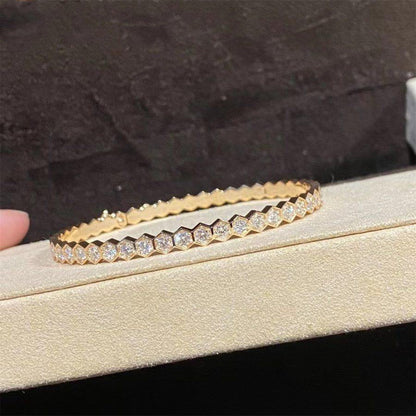 [AuraEcho]BEE LOVE GOLD BRACELET FULL DIAMOND