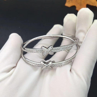 [AuraEcho]JEUX DE BRACELET DIAMONDS SILVER