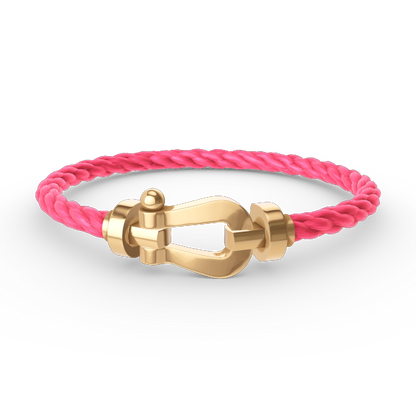 [AuraEcho]FORCE LARGE HORSESHOE NO DIAMOND BRACELET GOLD