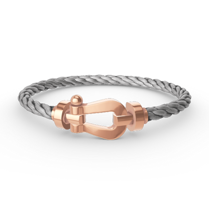 [AuraEcho]FORCE LARGE HORSESHOE NO DIAMOND BRACELET ROSE GOLD